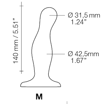 Dildo Plug Curvy The Ultimate Soft Silicone for G-Spot & Prostate Stimulation