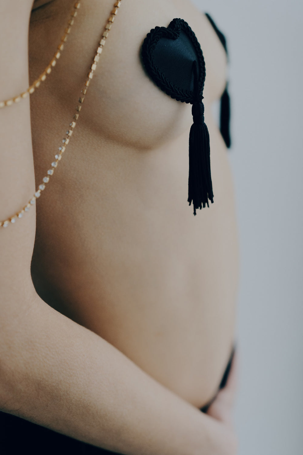 Black Tassel Nipple Covers
