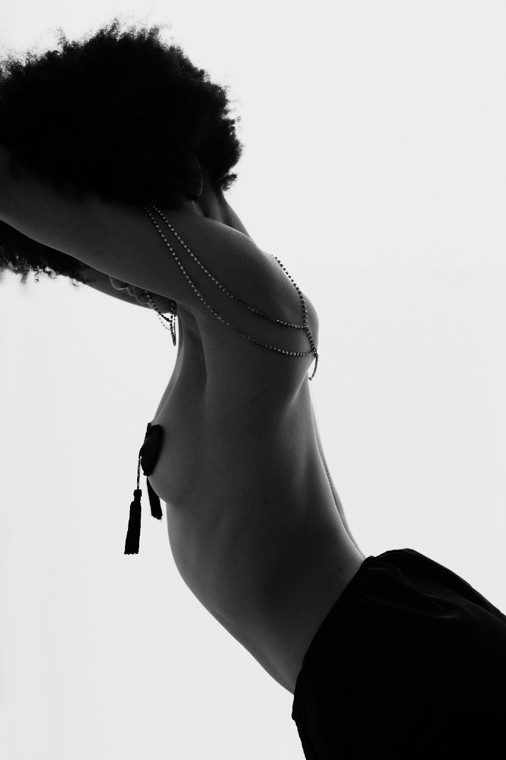 Black Tassel Nipple Covers