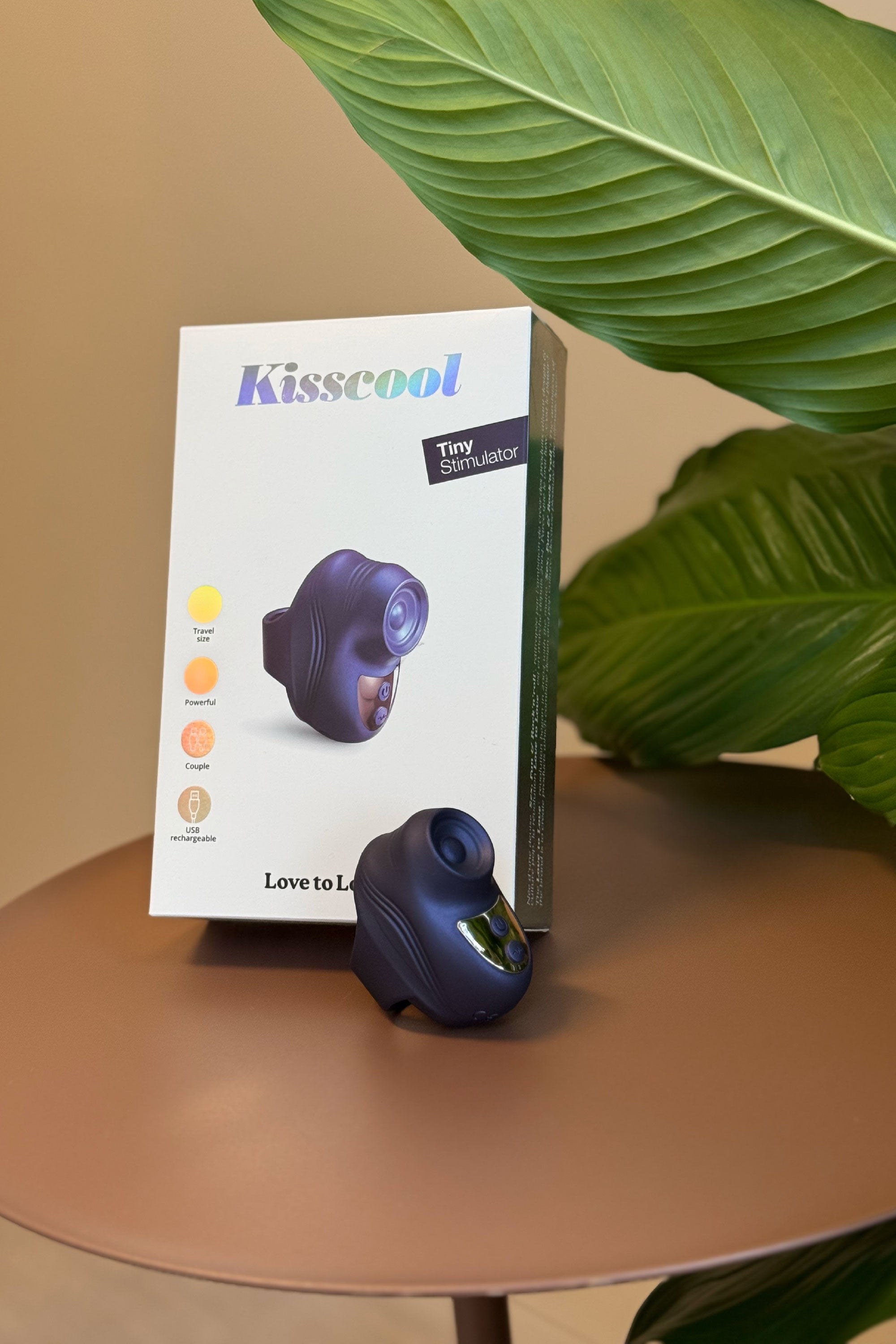 Kisscool – Mini Finger Vibrator with Tapping Technology for Clitoral Stimulation