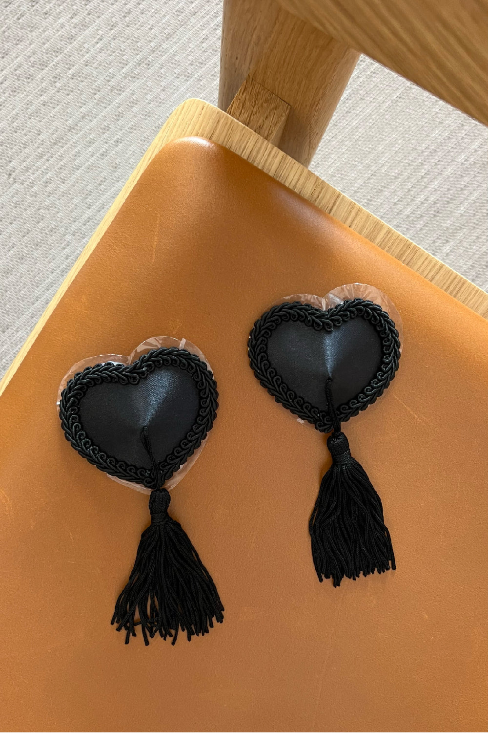 Black Tassel Nipple Covers