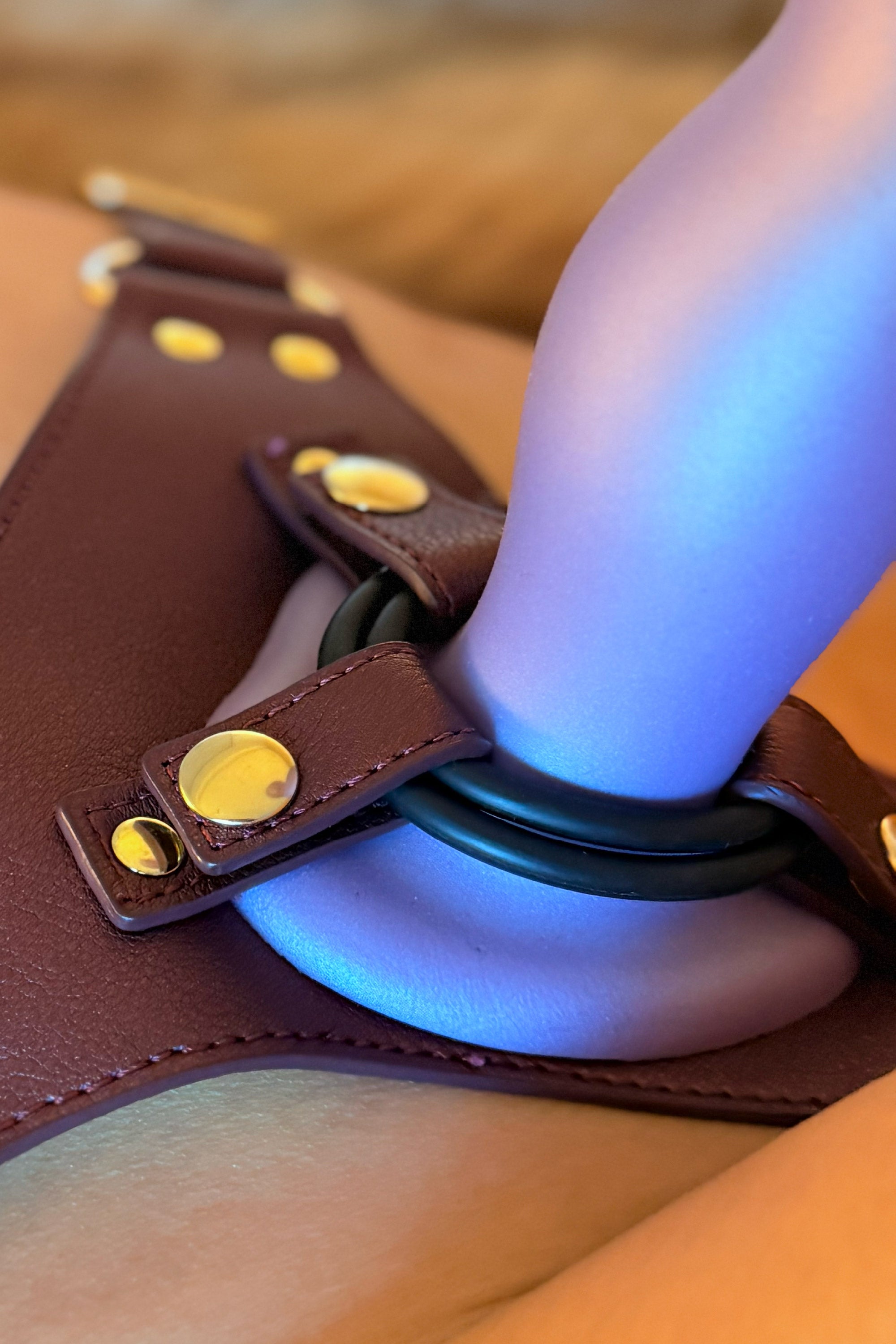 Generous Leatherette Harness – Bold Elegance for Every Body ONE SIZE