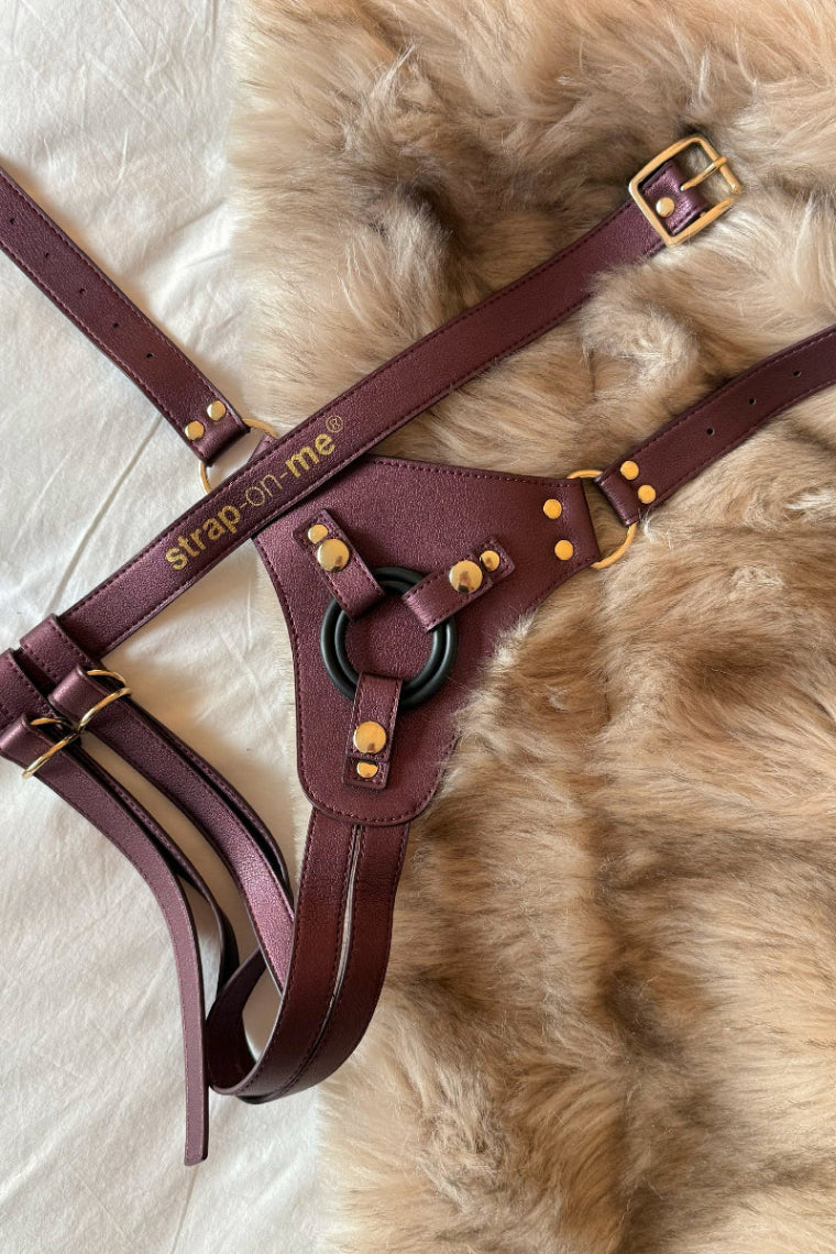 Generous Leatherette Harness – Bold Elegance for Every Body ONE SIZE