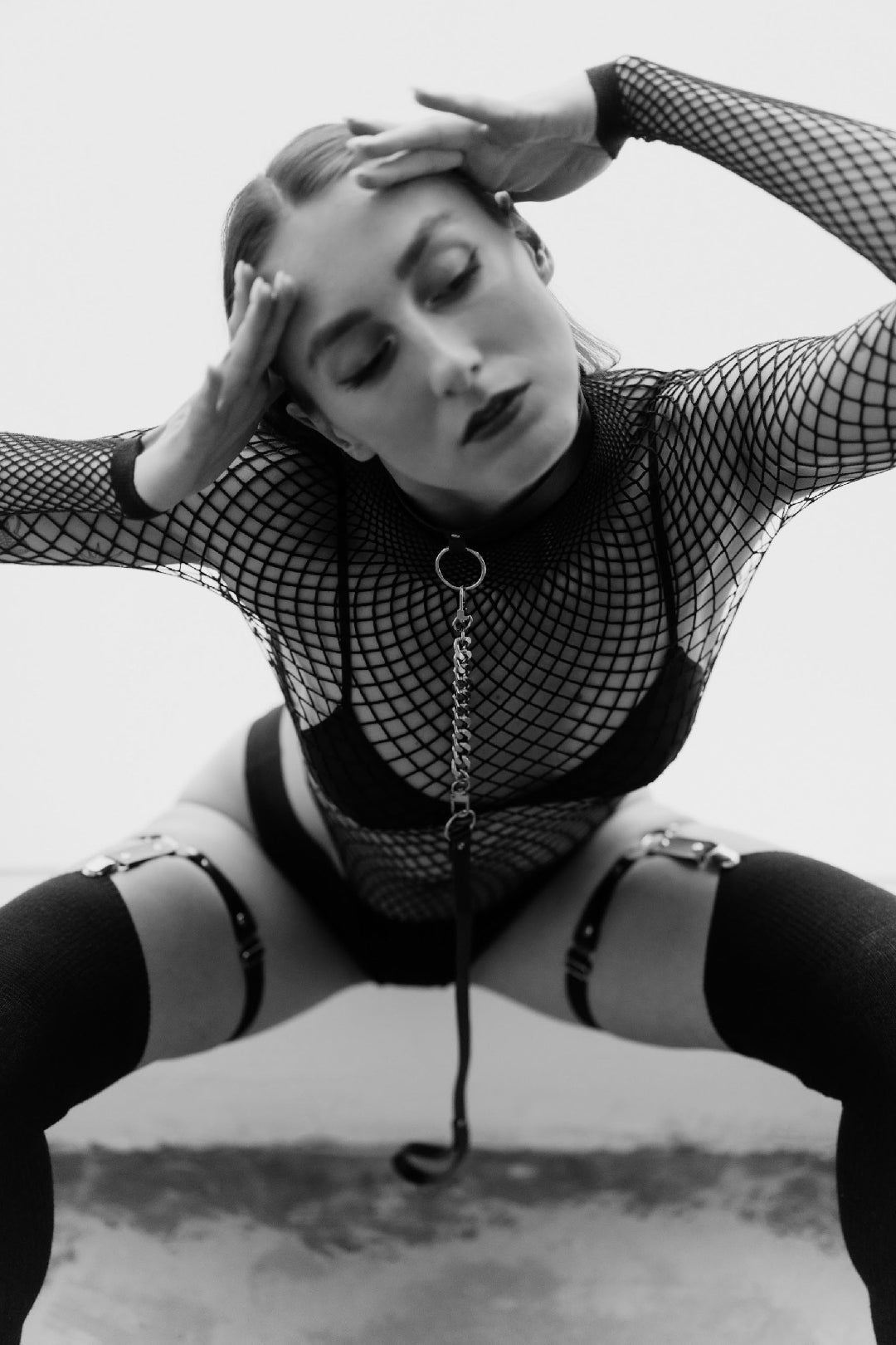 Necklace Choker And Leash