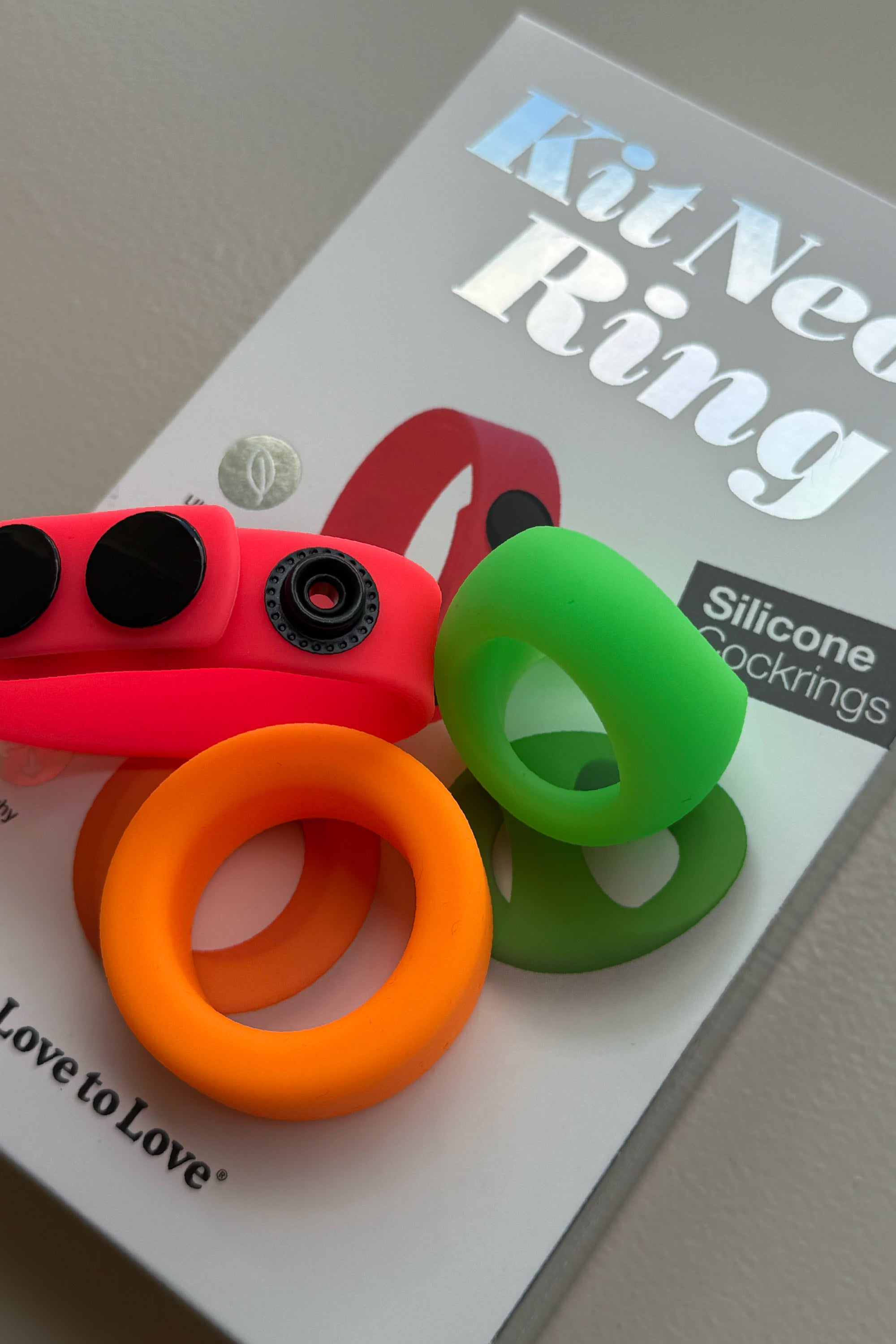 Neon Ring Kit – 3 Cockrings, 5 Ways to Play and Stay Harder