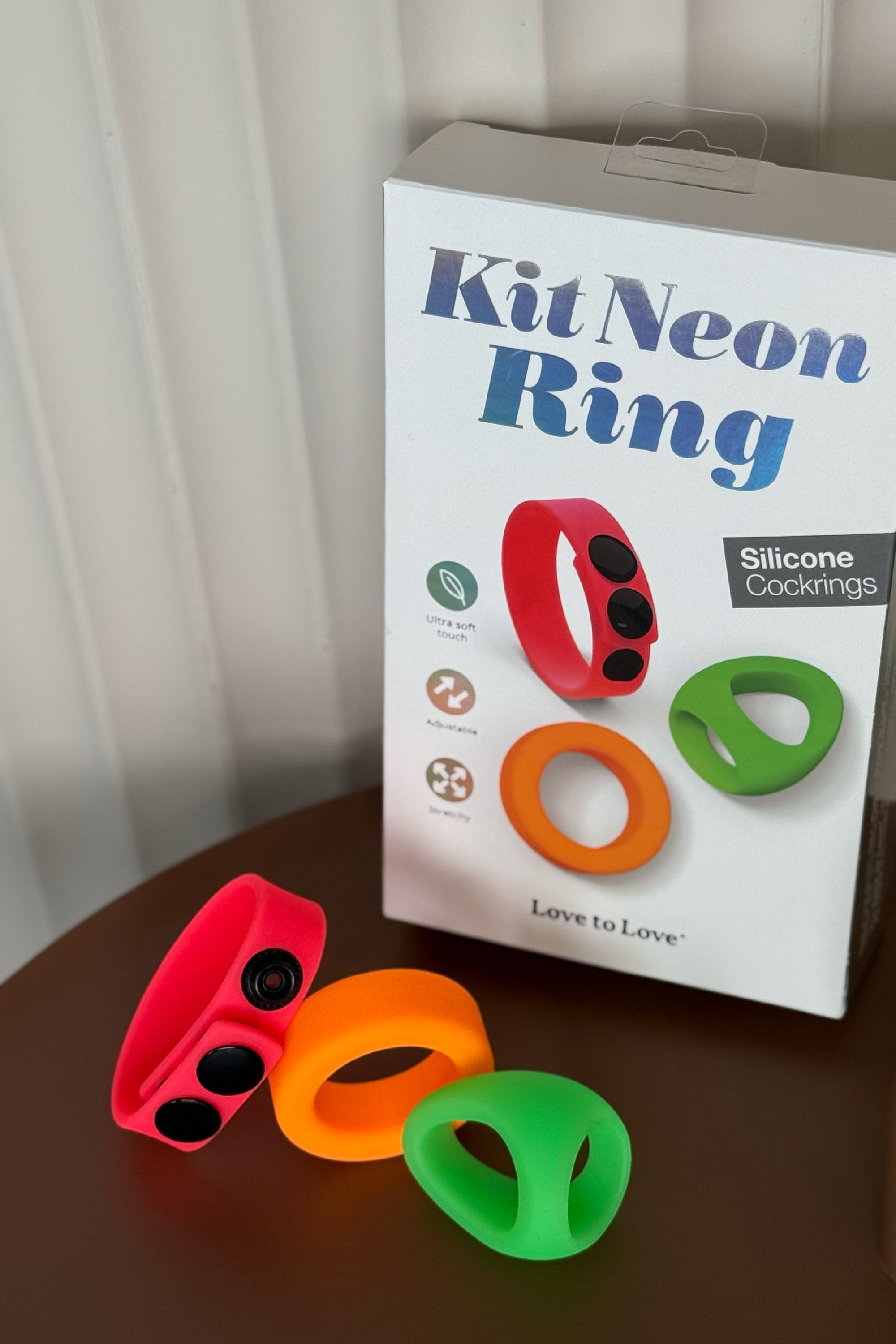 Neon Ring Kit – 3 Cockrings, 5 Ways to Play and Stay Harder