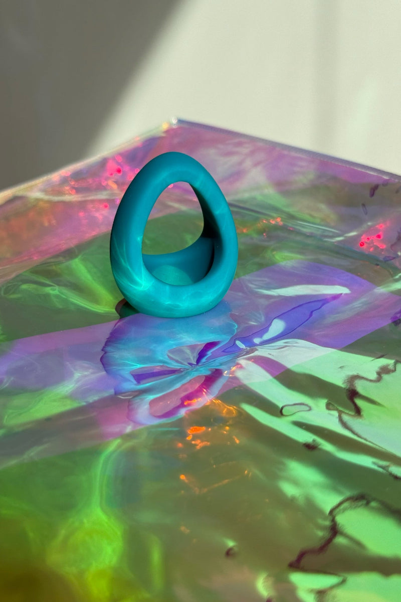 Double Cock Ring - Anel de silicone líquido francês Premium Flux Ring