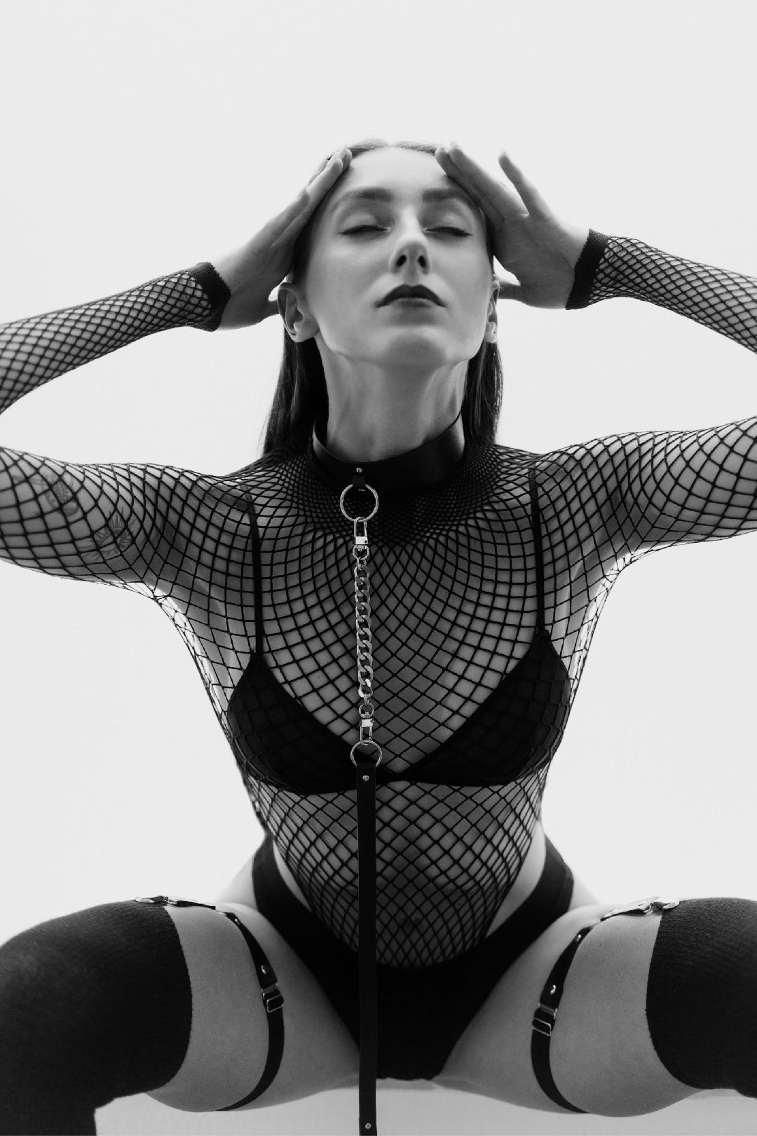 Necklace Choker And Leash
